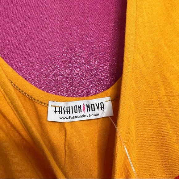SoldFashion Nova Mustard ‘’Glow’d Up’ Bodysuit - Picture 6 of 9
